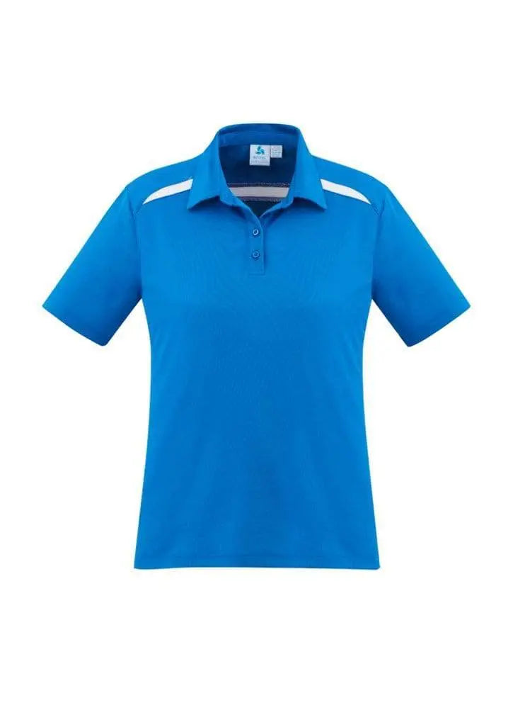 Biz Collection Sonar Ladies Polo P901LS Casual Wear Biz Collection 6 Royal/White